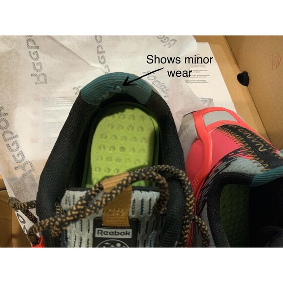 Reebok Nano X1 Adventure - RB382 Women's 9.5 Work Shoe - Slate Blue and Salmon - Picture 7 of 8